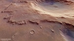 Mars Express desvela un cráter de impacto antiguo y sin nombre